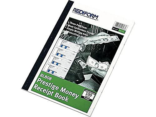 Rediform Receipt Books (RED8L808) Blue 11 x 7.625 inches - Image 3